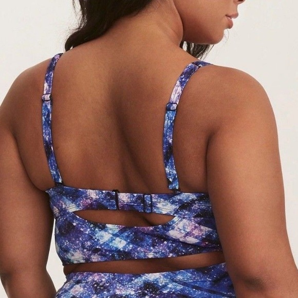 TORRID 2/2X BIKINI Top Galaxy Space Vixen PushUp - Picture 2 of 4